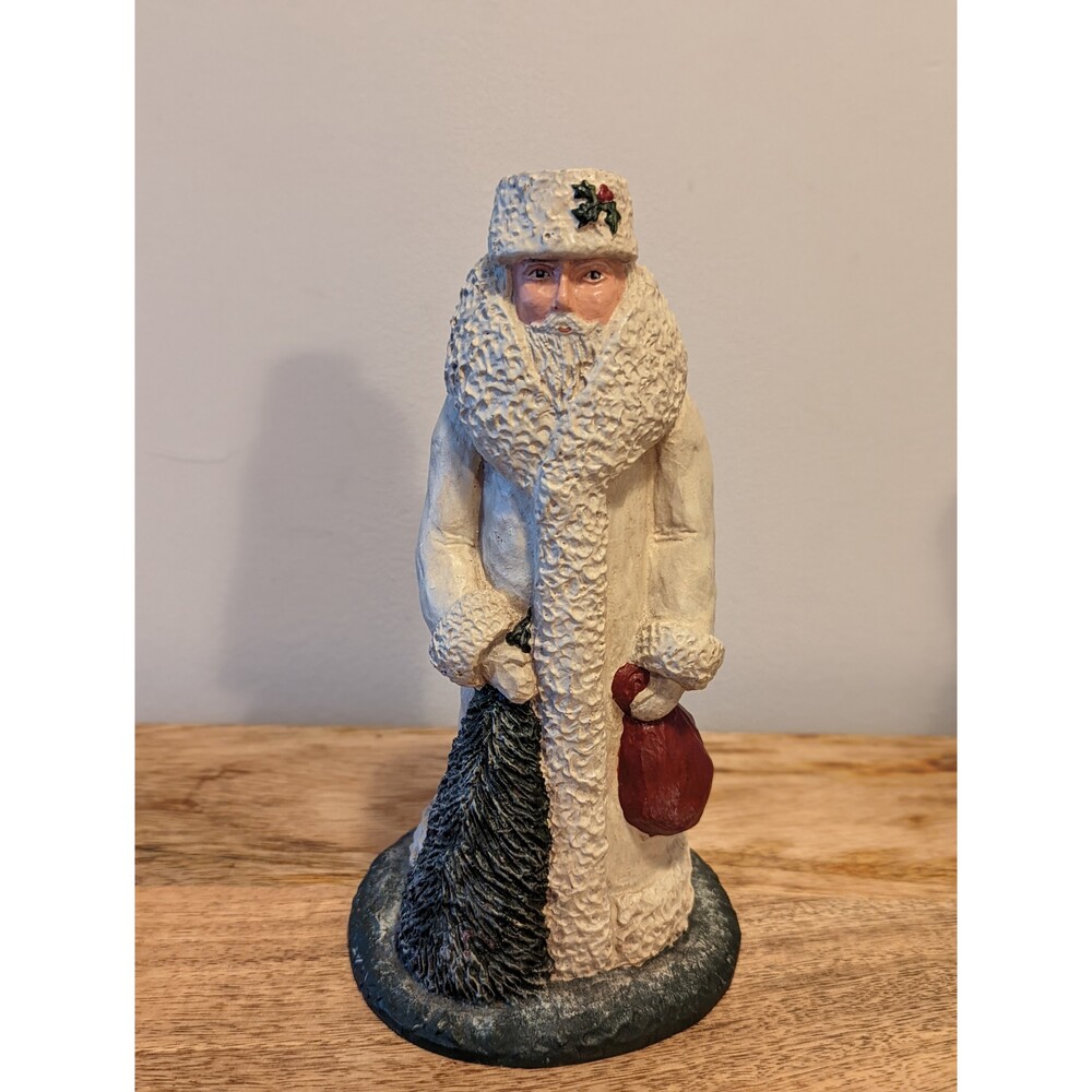 Vintage 1988 hand painted Betty Lou Byrnes Russian Father Christmas Santa figure